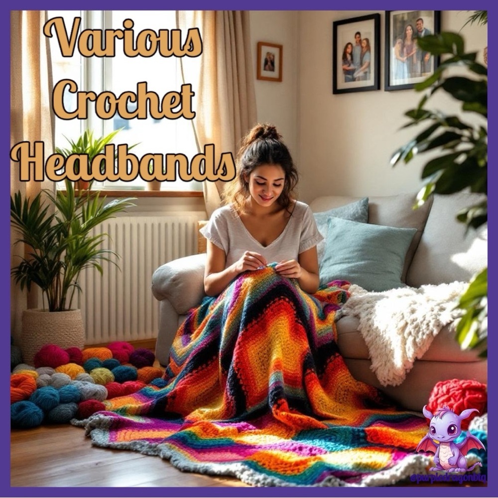 Beautiful Crochet Floral Headbands